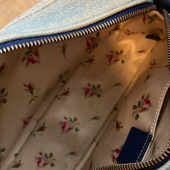 Gucci Denim Matelasse Marmont Small Pearly GG Crossbody - Picture 7 of 15